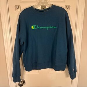 Champion Dark Teal Crewneck Sweatshirt